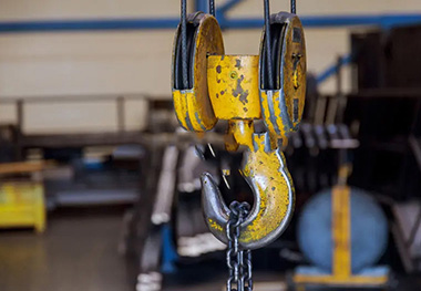 Application of hook group on lifting equipment