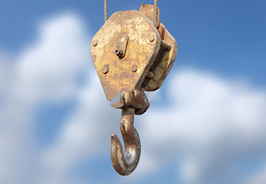 Causes of rotation of semi-enclosed hook group