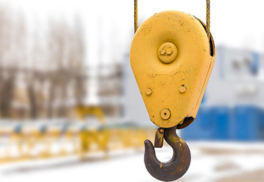 Application of hook group on crane