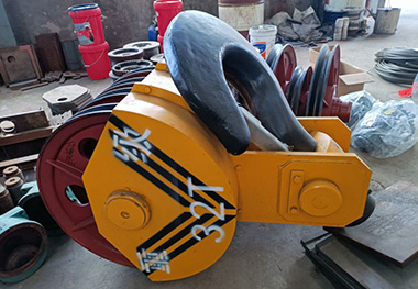 How to debug the parameters of the hook pulley group