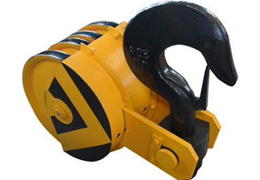 What issues should be paid attention to during work on the crane hook assembly?
