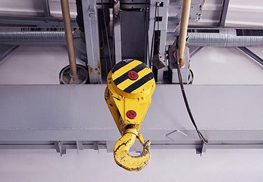 Lubrication and rust prevention of crane hooks