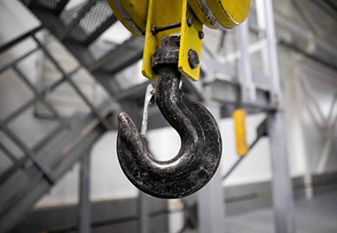 What are the main categories of crane hooks?