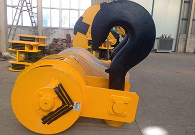 Hook is the release device operating procedure